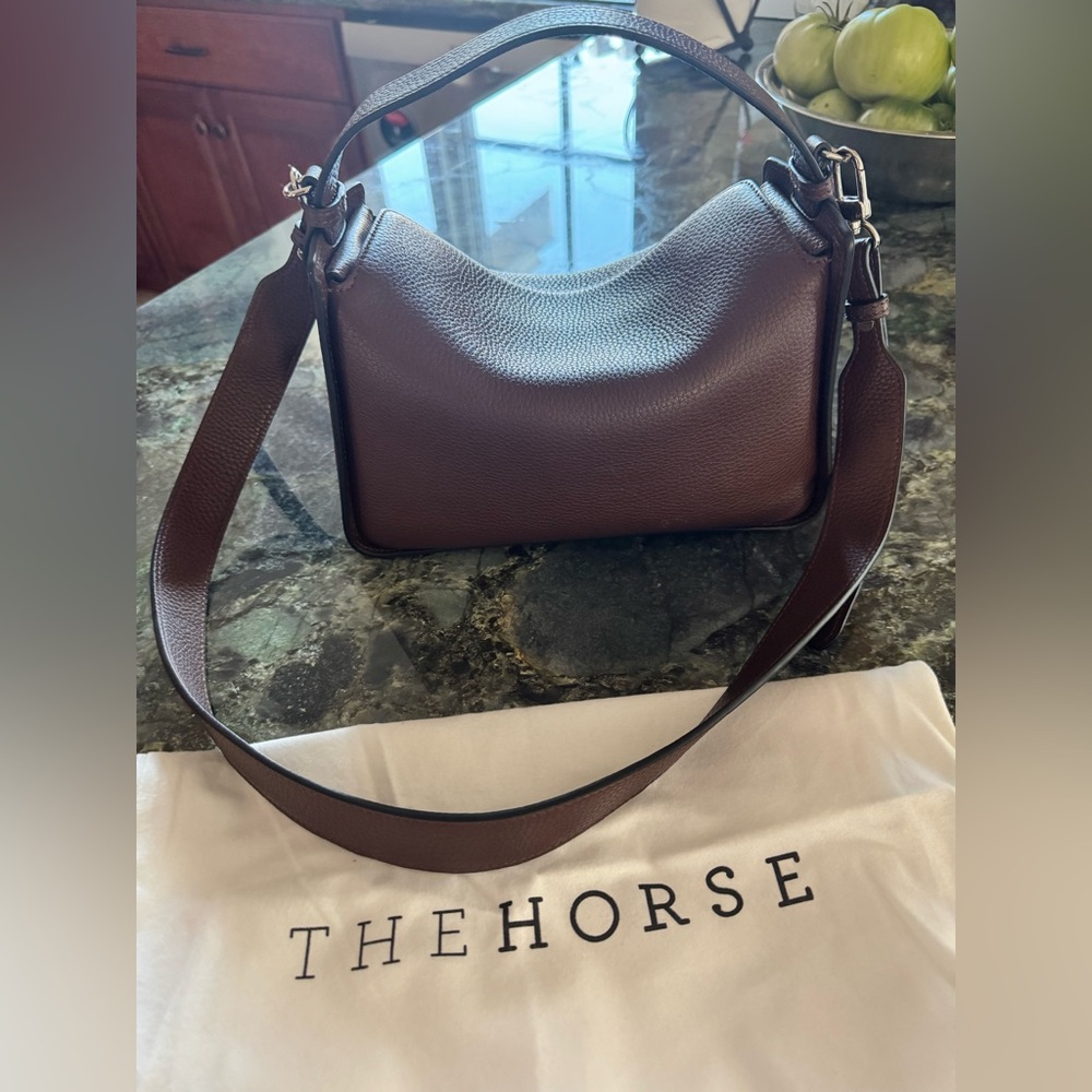 The Horse Clementine Bag in Coffee Pebbled Leather - Like New